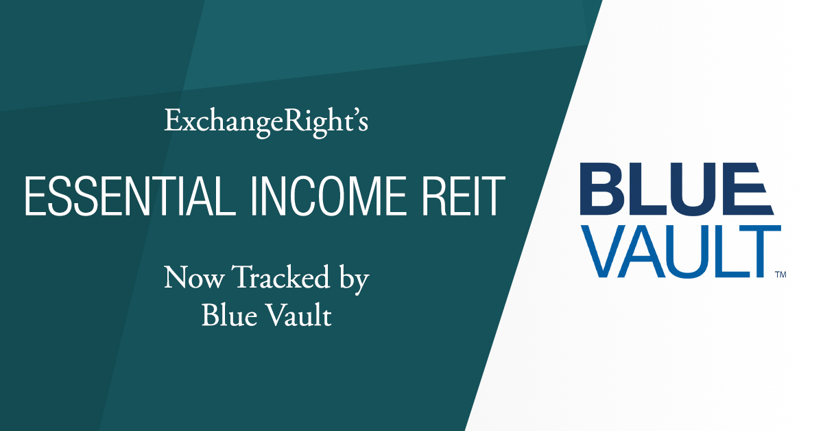ExchangeRight’s Essential Income REIT Now Tracked by Blue Vault