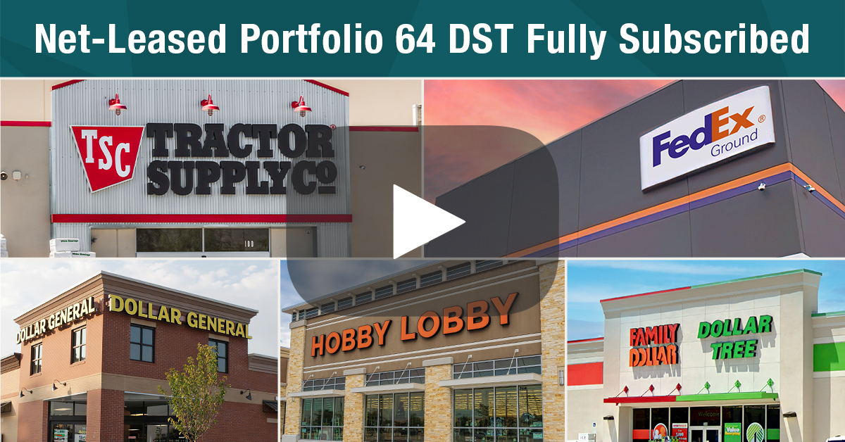Watch: ExchangeRight Fully Subscribes a $89.2 Million Net-Leased Portfolio Designed for Stability