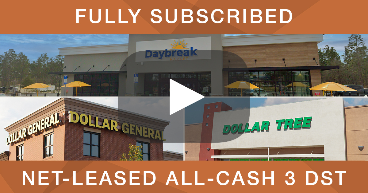 Watch: Investors Fully Subscribe ExchangeRight’s All-Cash 3 DST with 5.15% Current Cash Flow