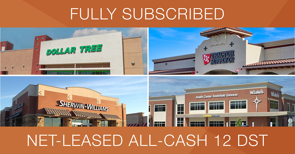 ExchangeRight’s $41 Million All-Cash 12 DST Fully Subscribed, Fueling Essential Income REIT Pipeline