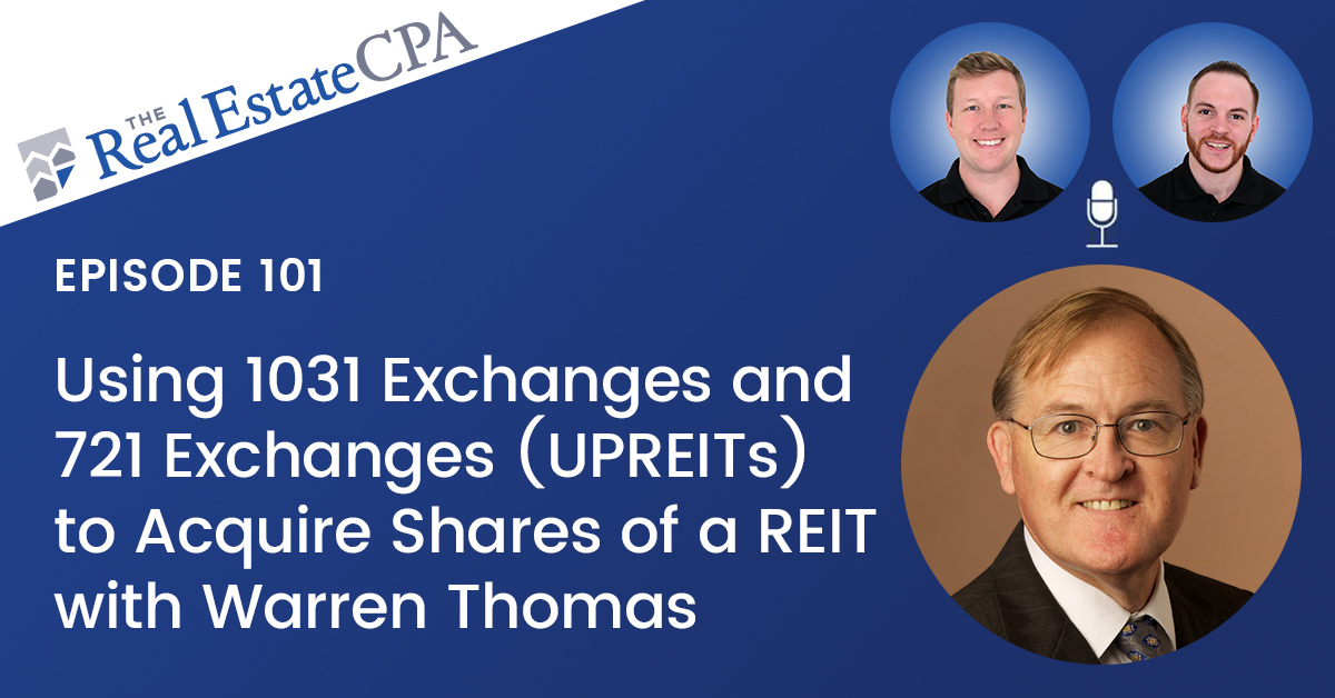The Real Estate CPA Podcast Interviews Managing Partner Warren Thomas